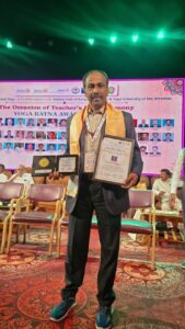 ಯೋಗ ಸಾಮ್ರಾಟ್ ಎಸ್. ಗೋಪಾಲಕೃಷ್ಣಗೆ ‘ಯೋಗ ರತ್ನ’ ಪ್ರಶಸ್ತಿ